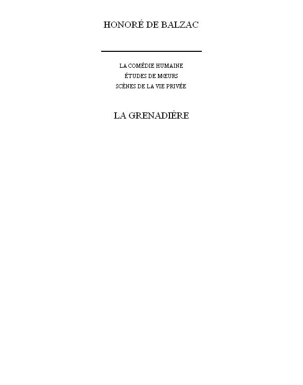 La Grenadière