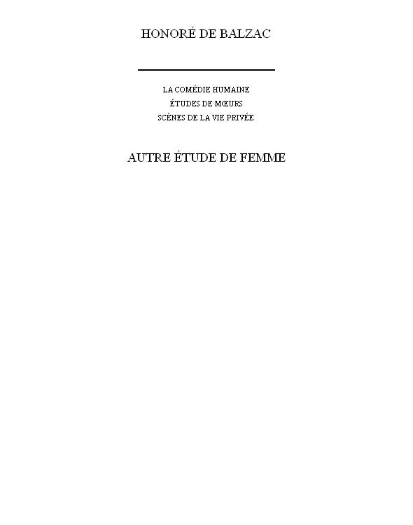 Autre étude de femme