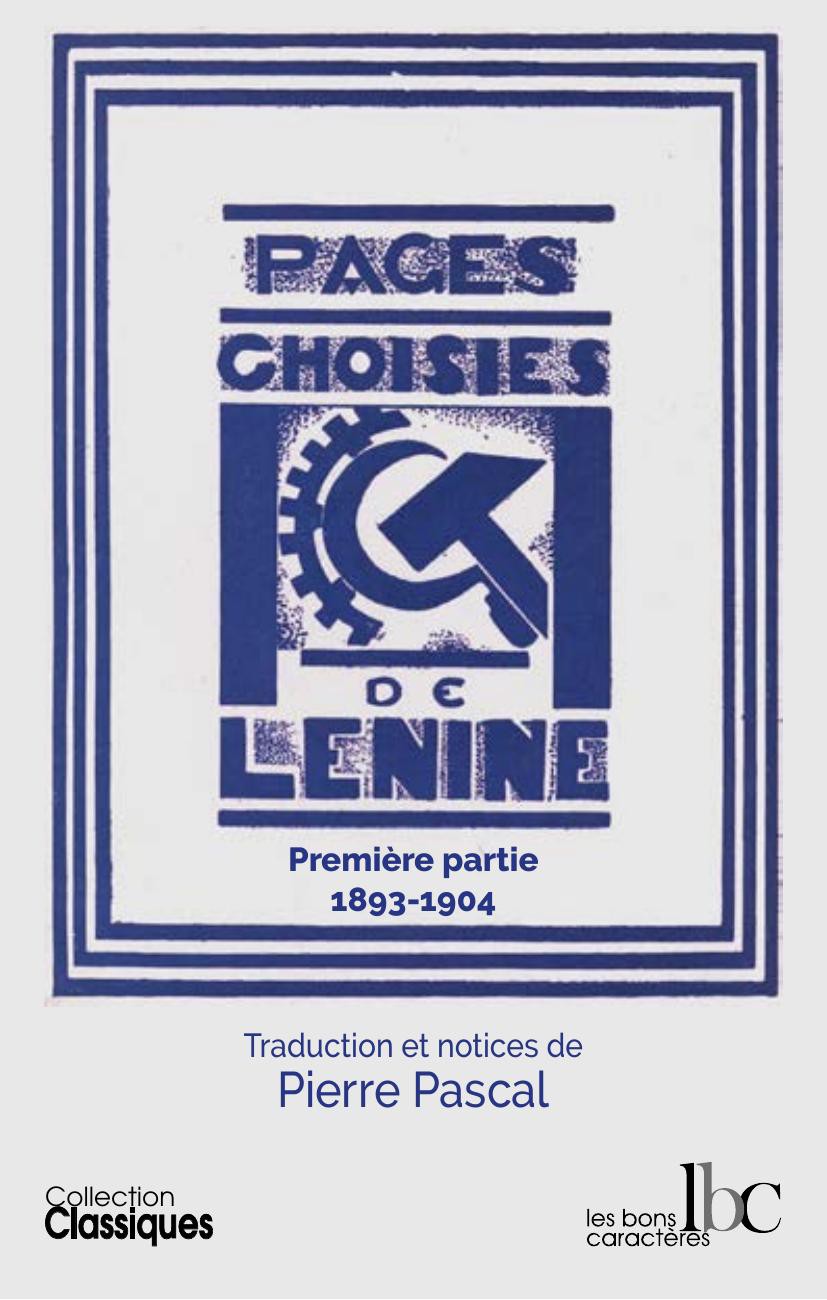 Pages choisies de Lénine